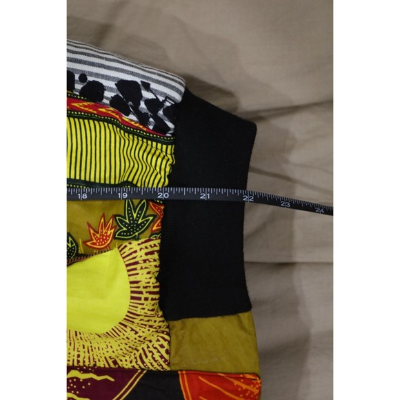 RARE Handmade Custom Mens M Puffer Jacket Muiltcolor Africa Patchwork - Picture 8 of 10